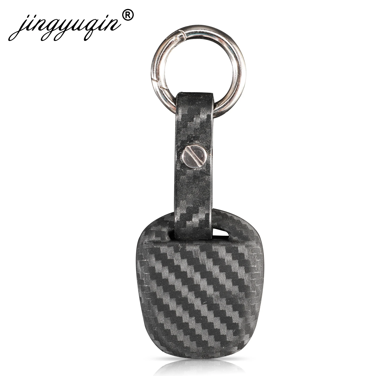 jingyuqin Carbon Car Styling Silicone Key Fob Case Cover For Lexus RX300 ES300 LS400 GX460 Toyota RAV4 Avensis Camry Corolla