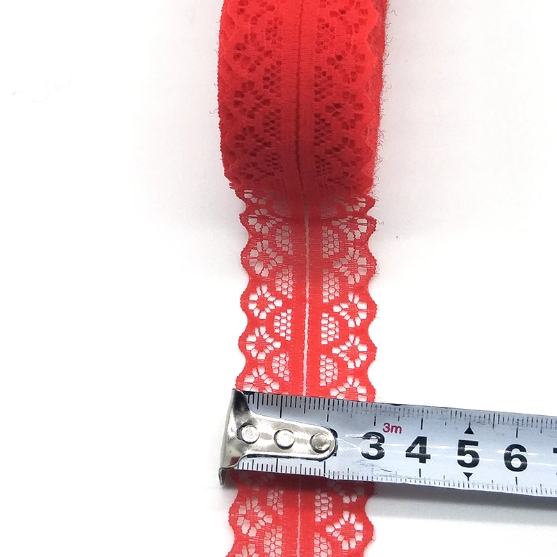 High Quality 10 Yards White Lace Ribbon Tape Width 28MM Trim Fabric DIY Embroidered  For Sewing Decoration African Lace Fabric