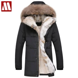 New Winter Men's Fur Hooded Coat Casual Army Tactical Jacket Man Plus Parka Coats Brand Male Fur Collar Windbreaker Jackets G020