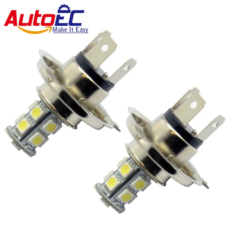 AutoEC 200pcs/lot H4 5050 bulb 18 smd 5050 led Auto Front Fog Led Lamp Headlight Driving Light white blue 12V #LJ08