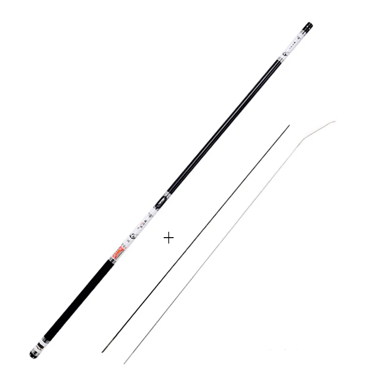 3.6 M-8.0 M Telescopica Canna Da Pesca Alto Tenore di Carbonio Canna Da Pesca Portatile Ultra-Palo della luce Super Hard 28 tono su tono Carpa Canna Flusso B040