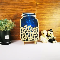 Personalized Wedding Mason jar Guest book Drop box signature Guest book alternative Guest book Drop top wedding Decoration
