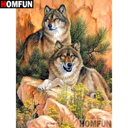 HOMFUN Full Square/Round Drill 5D DIY Diamond Painting 