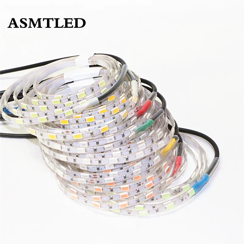 Narrow Side 4.7mm 5730 LED Light 5630SMD LED Strip Lamp flexible Light DIY Sign White/Black PCB light DC12V USB DC5V 1m 60leds