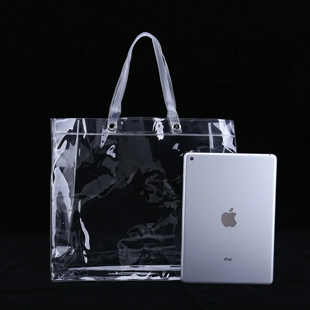 Clear PVC Promotional Bag Available for Custom