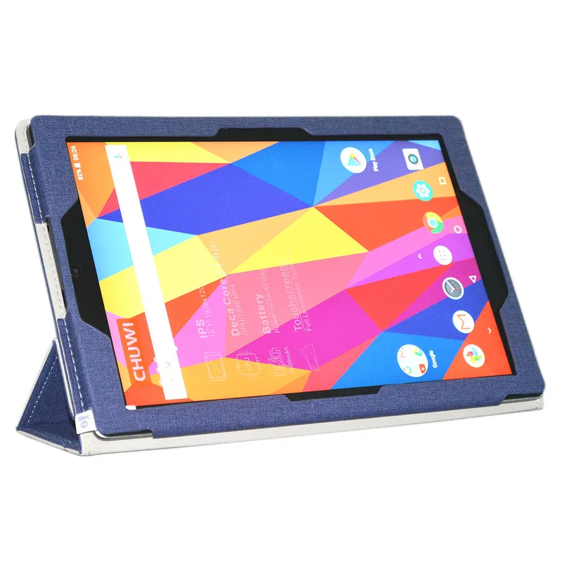 

For CHUWI hipad X case High quality Stand Pu Leather Cover For CHUWI hipad hi pad Tablet PC protective case with gifts