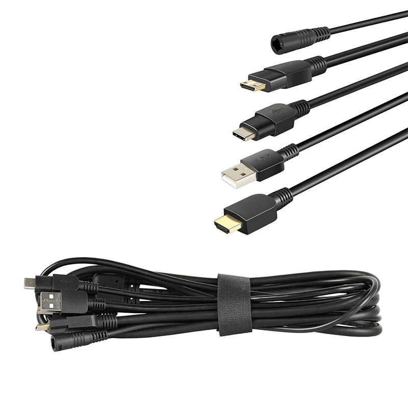 GAOMON 3-in-2 Cable HDMI USB POWER in One Cable Just For Graphics Tablet Monitor PD1560 PD1561 PD1161 1.8m Cable Length