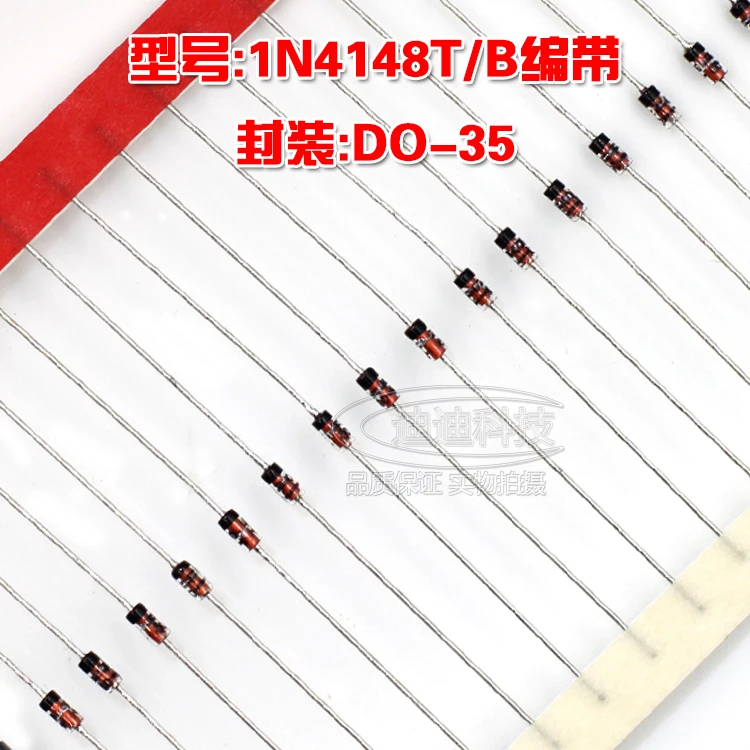 New 1N4148T DO-35 Switch Rectifier Diode 1N4148B do35 Tape Glass Tube