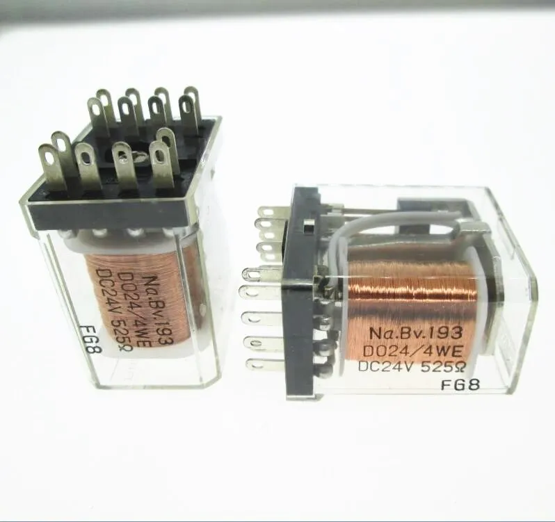 

HOT NEW 24V relay Na.BV.193 D024/4WE DC24V 525 Na.BV.193 D024-4WE DC24V 24VDC 24V 14PIN