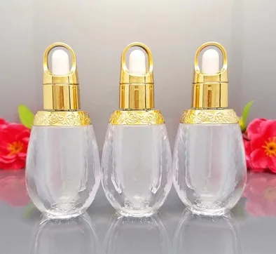 wholesale 100pcs 10ML Clear Glass Dropper Bottle, serum Vial, Cosmetic Packaging, Sample Display Container,Container For Essenti