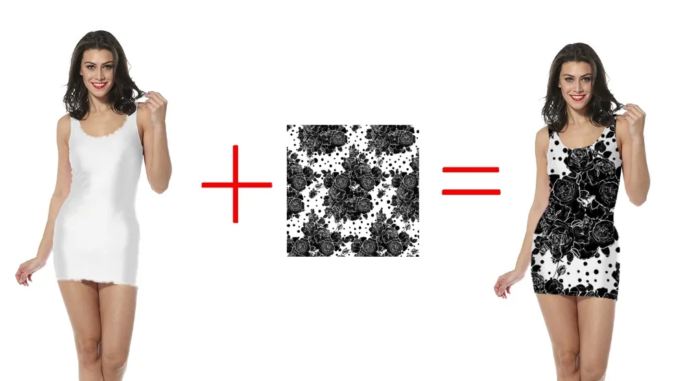 PLstar Cosmos Design Anime/Photo/Singer DIY summer women's clothing tank top dress 3d Print Sublimation Pack hip dress