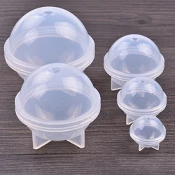 5 Sizes Silicone Round Ball Silicone Mold Resin Pendant Mold For Epoxy Resin 3D Jewelry Making DIY Crafts