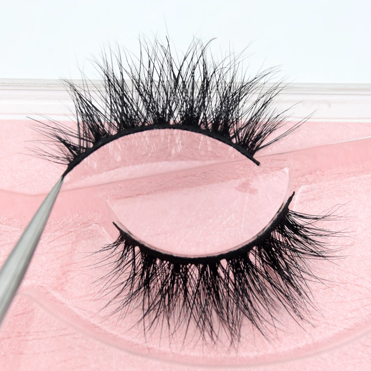 Visofree natural handmade eye lashes Luxury Hand Made Mink Eyelashes High Volume Cruelty Free False Eyelashes Upper Lashes M04