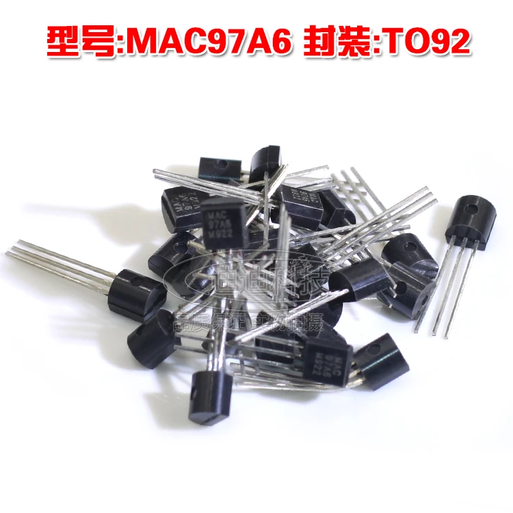 جديد MAC97A6 TO-92 ترياك الثايرستور الناتج 400 فولت 0.6A 97A6 مضمنة