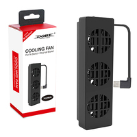 3 External USB Cooling Fans for Nintend Switch Docking Station Fans with Adjustable Speed Controll for NS Original Dock