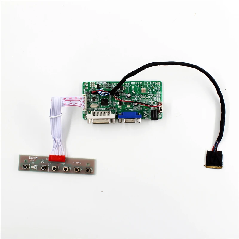 2281 LCD 컨트롤러 보드 지원 DVI VGA 15.6 인치 1366x768 lcd 패널 LTN156AT22-N01 B156XW02 V6 N156BGE-L41