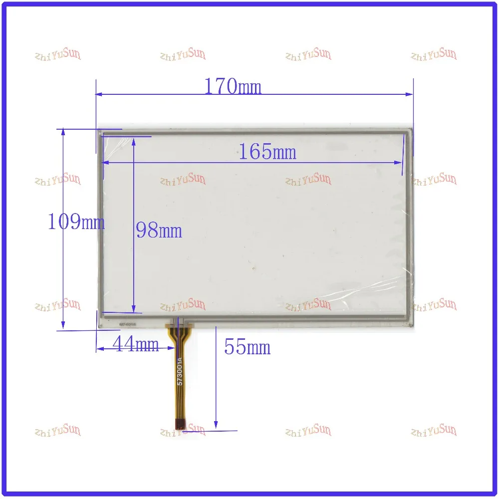 

ZhiYuSun M7401A 7.4inch touchscreens 170mm*109mm touchsensor glass 170*109 used cad DVD video