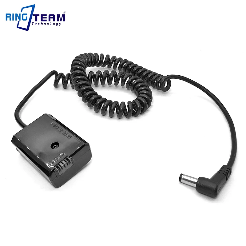 DC 5521 Spiral Cable NP-FW50 AC-PW20 PW20 Battery DC Coupler for SONY A7000 A6500 A5100 A6300 A6000 A7 2 A7R A7S RX10 Camera