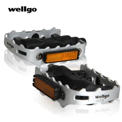 Wellgo LU-C25 Ultralight Road Bicycle Hight Quality Aluminum MTB Bike Pedals Bicycle Pedal Accessories