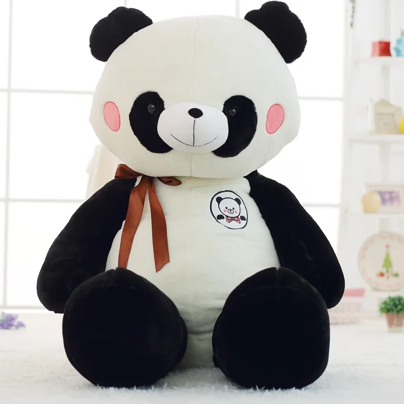 

huge plush panda toy stuffed panda doll birthday gift about 150cm