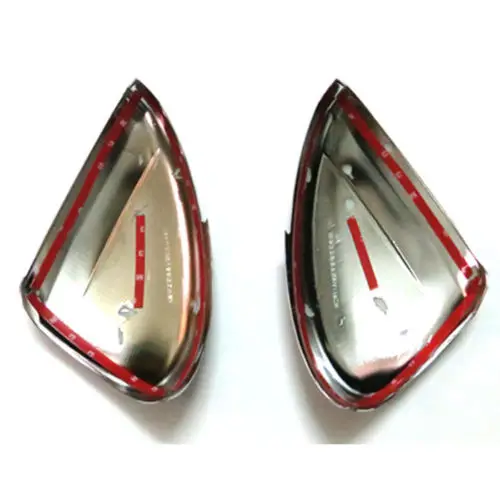 1 زوج/2 قطعة كروم الجانب الباب الخلفي مرآة الرؤية غطاء الكسوة صالح ل 2014 2015 سيتروين C4L C4 L