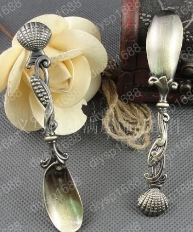 

Fashion Jewelry Findings Accessories charm pendant alloy bead Antique Bronze 120*20MM spoon shape 12PCS JJA14017