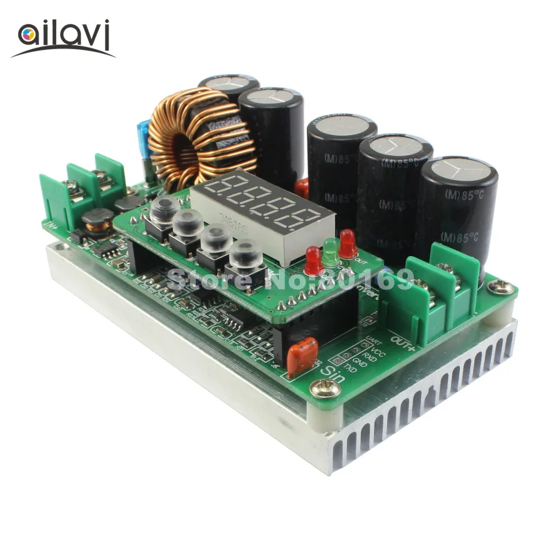 DC-DC 400W/600W Adjustable Step-up Converter Constant Current Power Supply  Display Voltage /Current/ Capacity Boost Module