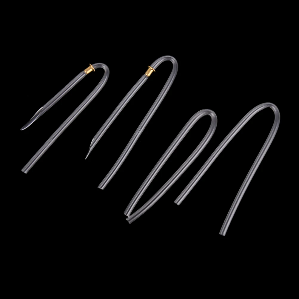 Preformed BTE Earmold bent tube U Shape Transparent PVC BTE Hearing Aids Clear Earmolds Tubes Bent Tubing With Lock