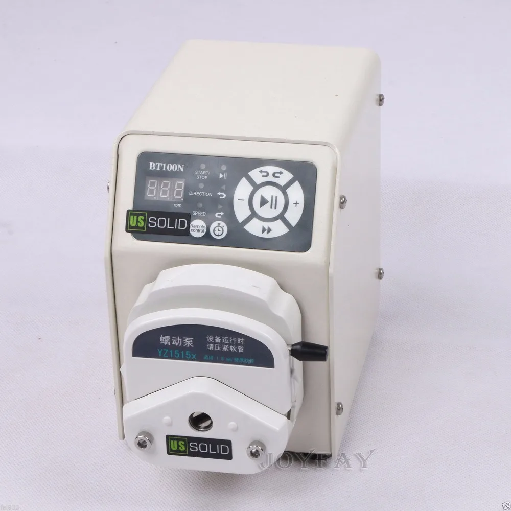 

U.S. Solid Peristaltic Pump BT100N 4*YZ1515x 0.035 - 570 ml/min per Channel 4 Channel CE Certification One Year Warranty