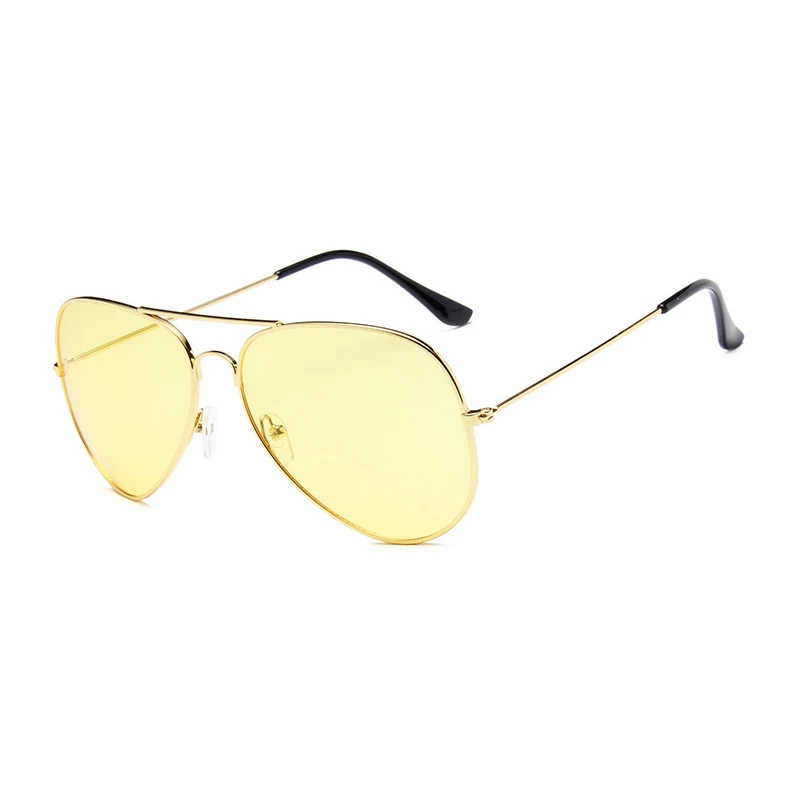 Psacss New Classic Pilot Sunglasses For Women Men Vintage Metal Frame Ocean Lens Women\'s Brand Designer Sun Glasses gafas de sol