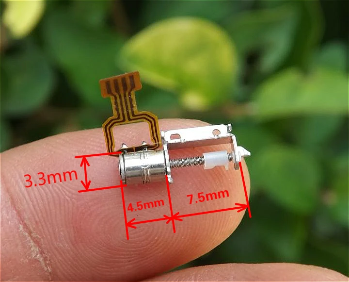 20pcs 3.3 * 4.5MM Miniature 2-phase stepper motor drive with a digital camera filament rod Toys / DIY Accessories