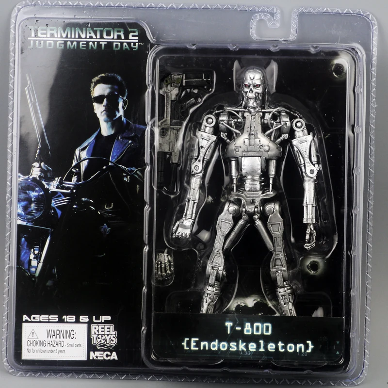 新しいボックス NECA ターミネーター 2 アクションフィギュア T800