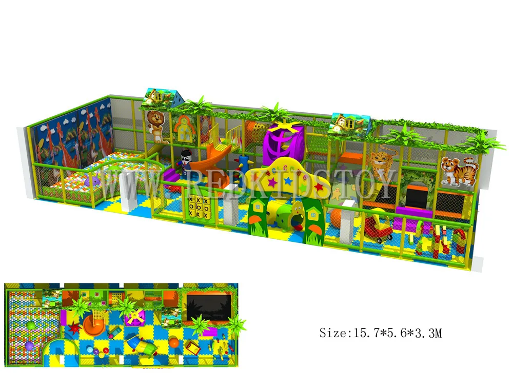 Exported to Costa Rica 10 Years' Exporting Experience Indoor Playground China Factory Price 160405