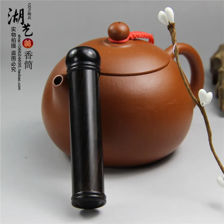 Delicate ebony screw toothpicks extinguishers Sachet powder tube plug cone incense smoke pipe Bamboo tube teachers