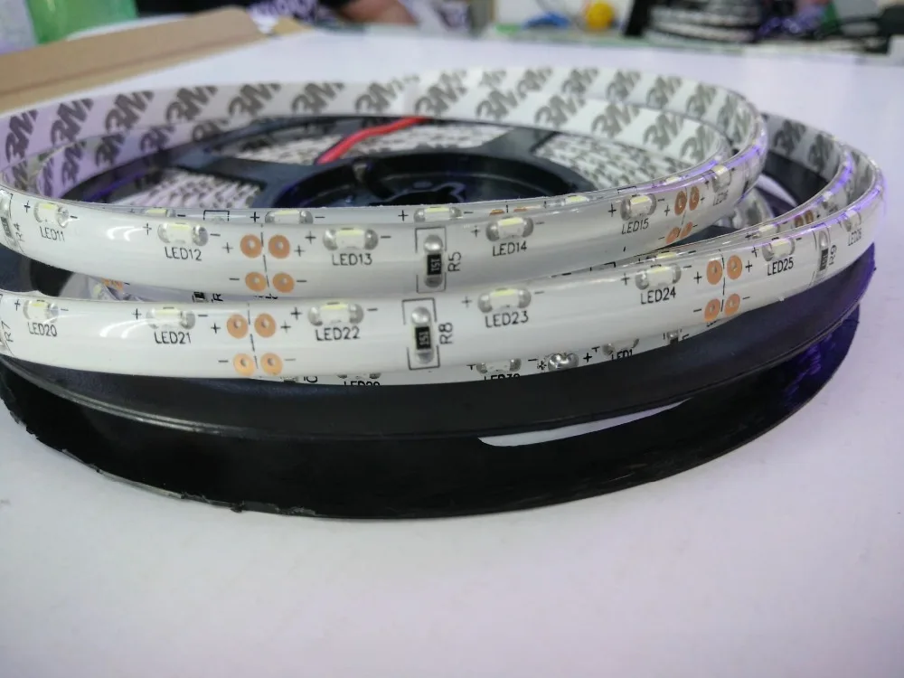 

335 side view LED Strip 60/120leds/m 5m/roll Extra Bright White/Warm White Waterproof LED Tape DC12V IP65 Flexible Lights