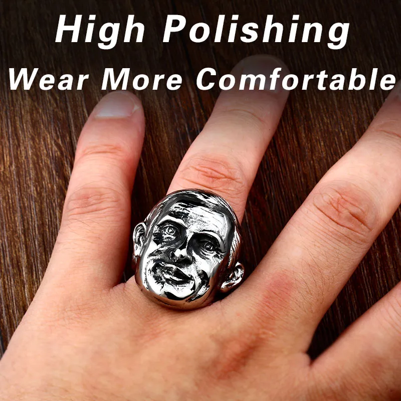 BEIER 316L Stainless Steel Russian President  Rings Great Men Ring Fashion Jewelry Gift  Dropshipping LLBR8-614R