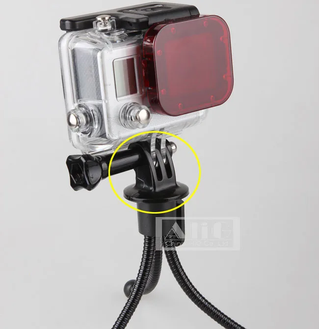 สำหรับHero 4 Hero 3 SJ4000 SJ5000 กลางแจ้งกล้องสกรู 1/4 สำหรับขาตั้งMonopodอุปกรณ์เสริม