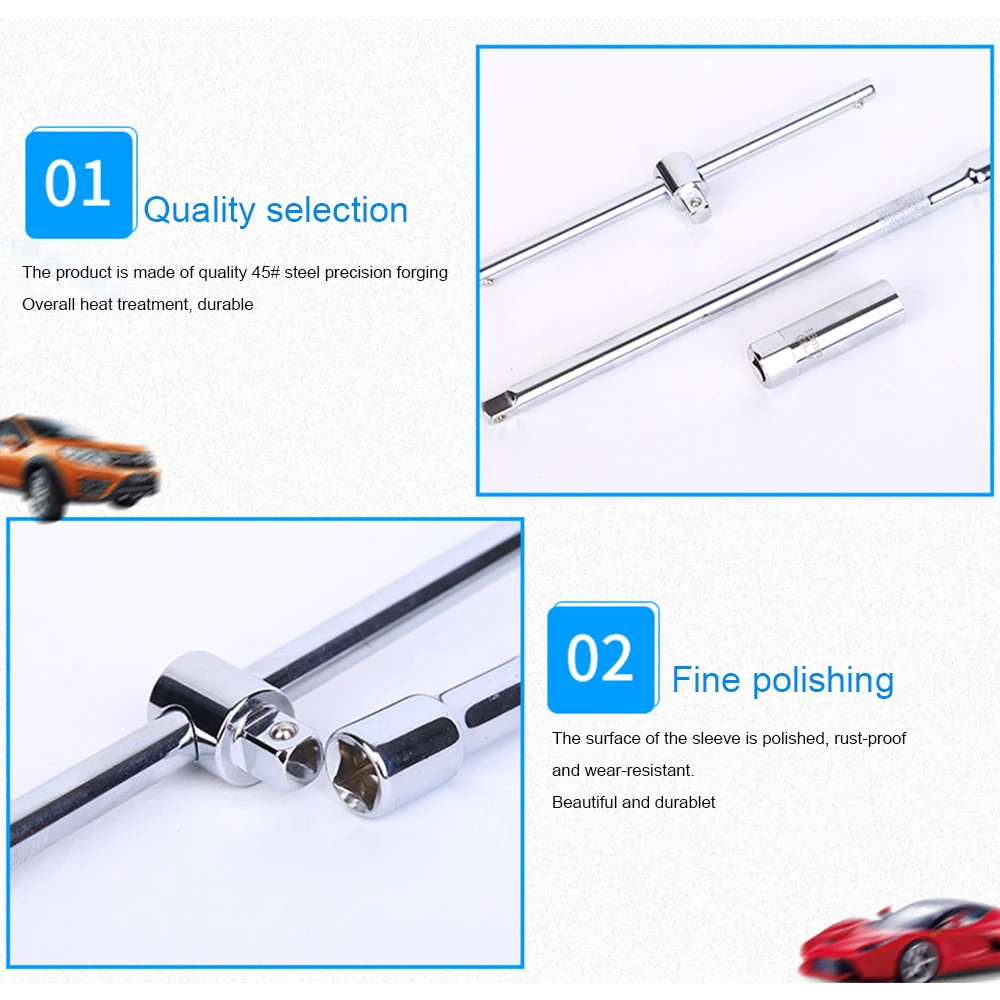 14/16mm Spark Plug Socket Wrench 3 Stage Spark Plug Cable Sleeve for BMW VW Audi Puller Auto Removal Tool Car Disassembly Tool