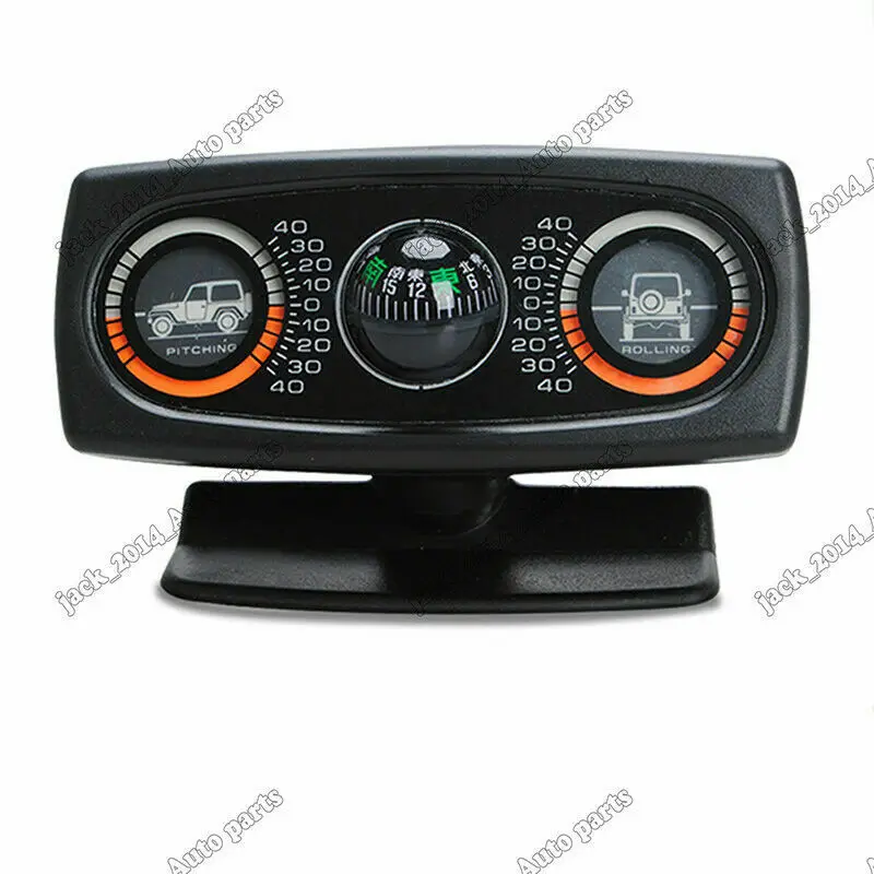 Adjustable Angle Interior Safety Balancer Slope Indicator Gauge Meter For Jeep SUV