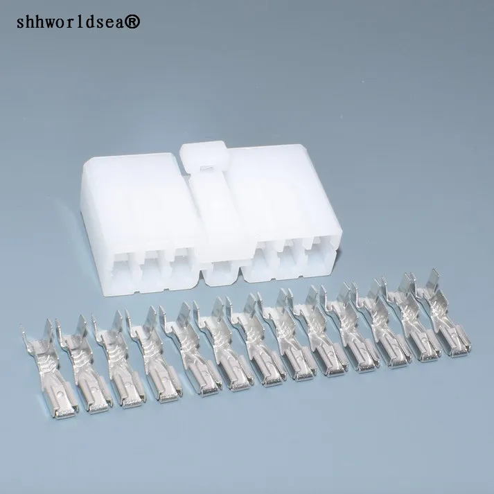 

shhworldsea 13 Pin 2.3mm plastic parts car connector car audio socket with terminal DJ7131-3-21 13P