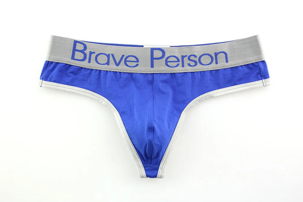 BRAVE PERSON Men Sexy Cotton Thongs Briefs Bikini Sexy Men Underwear G-string Thong T-back Shorts