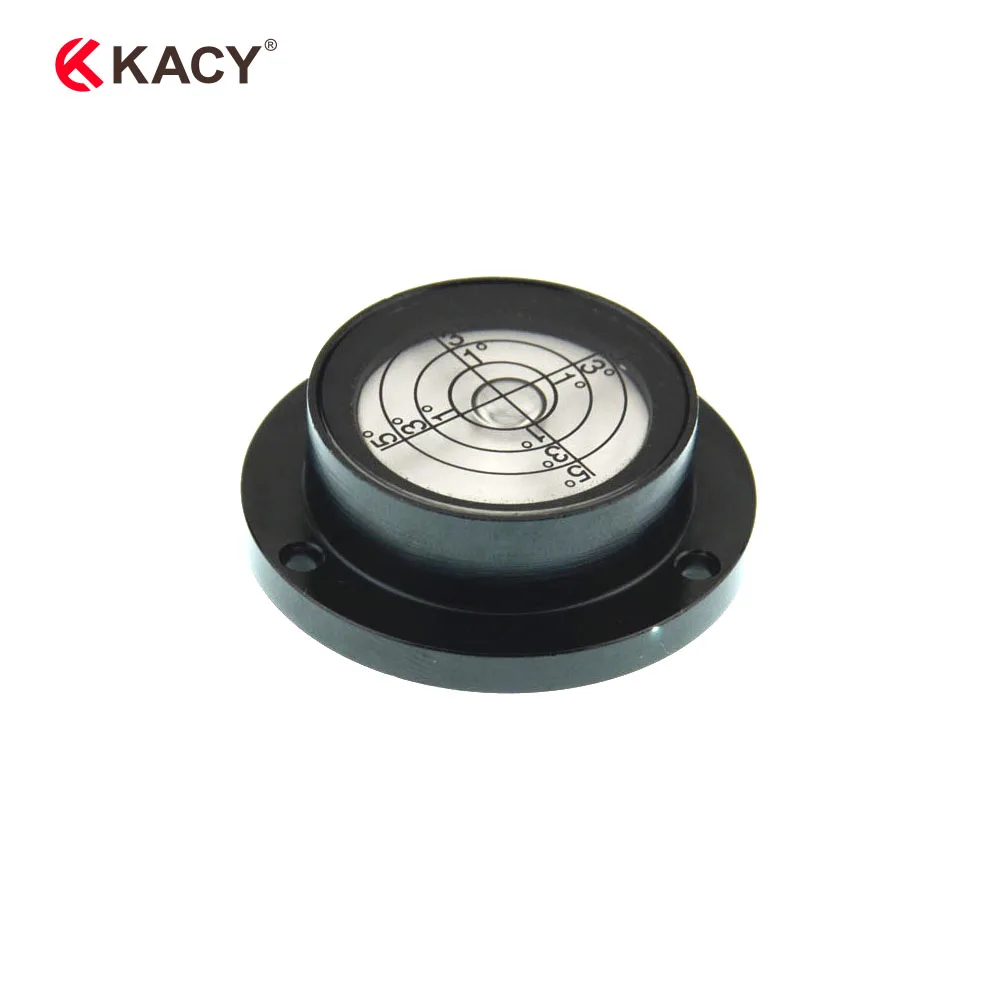 KACY-poziomica tarczowa 40x30x10mm, 1 szt., Driak 34x20mm, okrągła fiolka, poziomica Bullseye, otwory montażowe, Rv