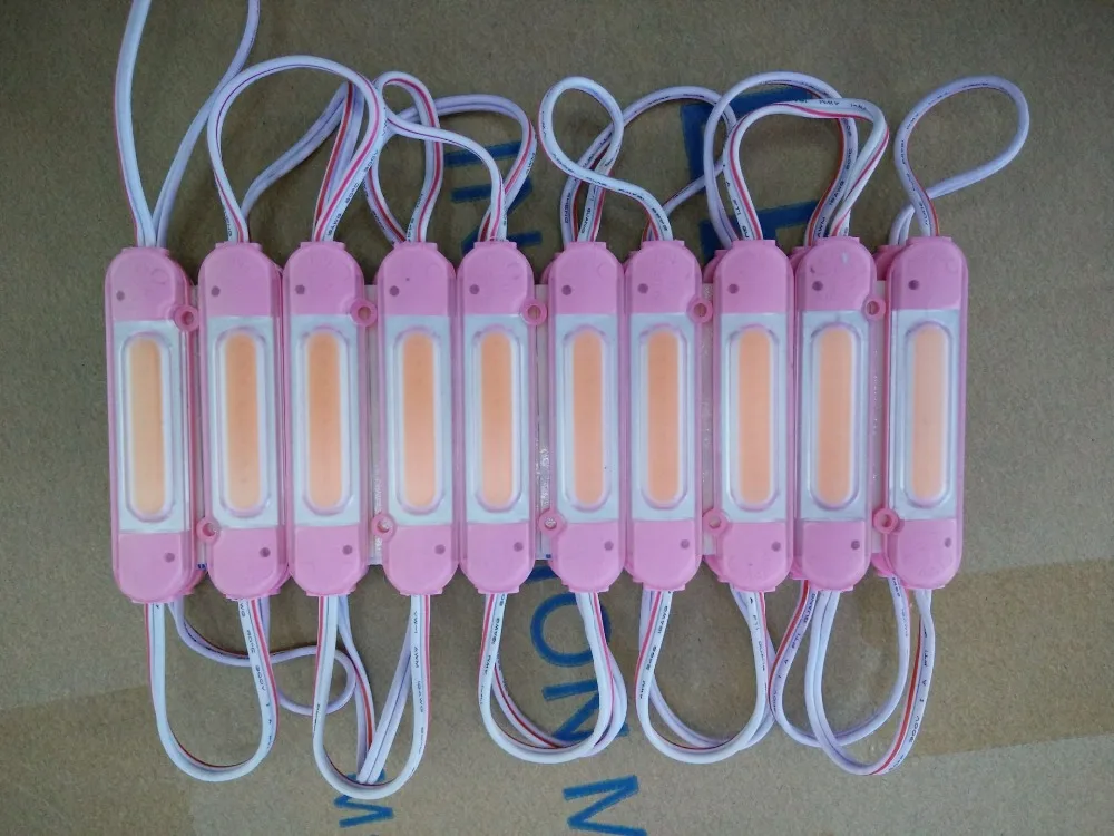 20pcs/lot COB Glassled module DC12V with lens Waterproof IP67 LED Module lighting Led Sign Backlights For Letter decoration