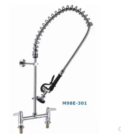 

Hotel restaurant, hotel, restaurant, kitchen, dishwasher table, all copper high pressure flower sprinkles cold and hot water tap