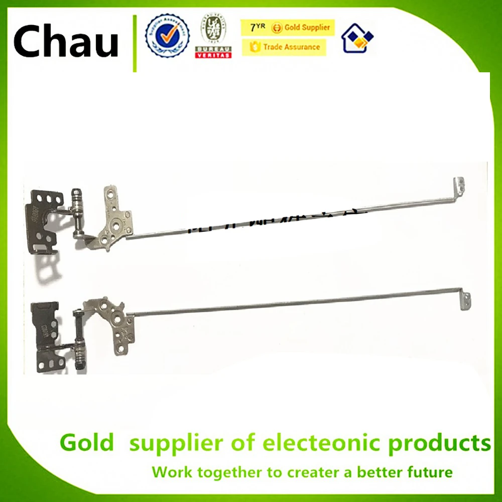 Chau New For Asus FX80 FX80G FX80GD Fx504 LCD Hinge Set Left & Right Rails Set Frame Brackets Laptop LCD Screen Hinges