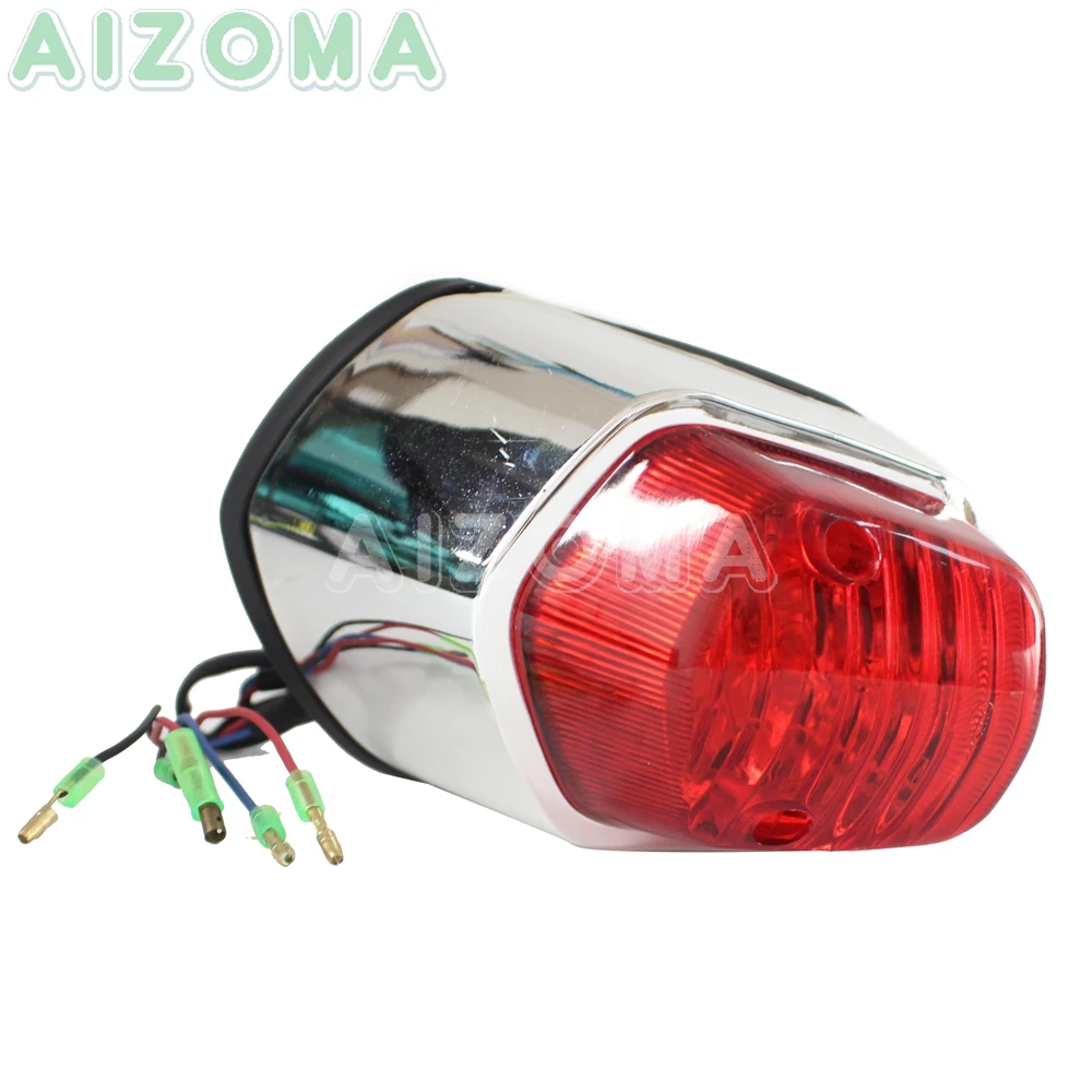 Motorcycle Brake Stop Tail Light for Yamaha Suzuki Kawasaki Vulcan 650 900 Honda Shadow Sabre 1100 VT1100C2 VT 400 750 Universal