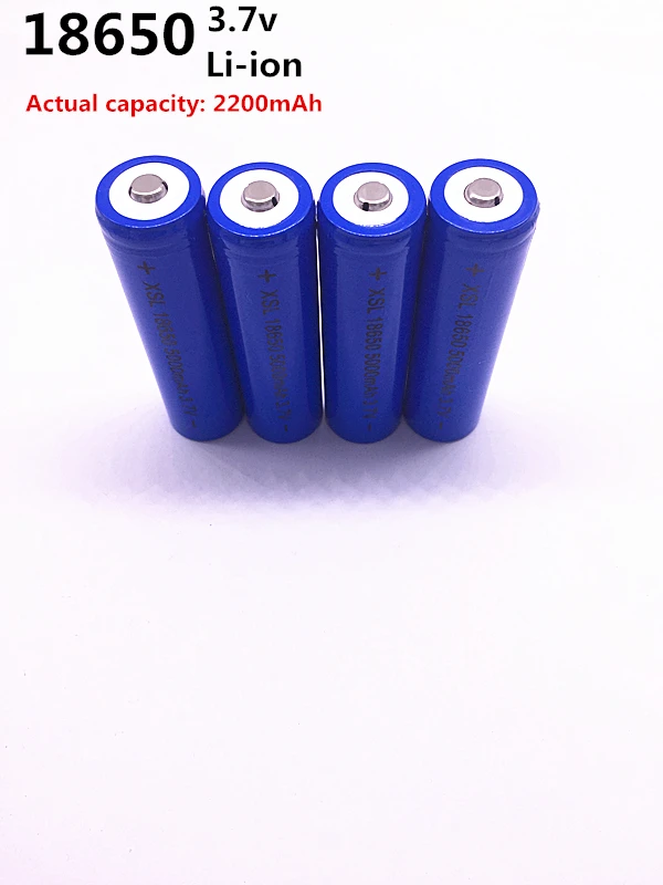 18650 NCR lithium ion battery, 5000mAh 3.7 V battery can be used for charging LED, the actual capacity of 2200 mAh