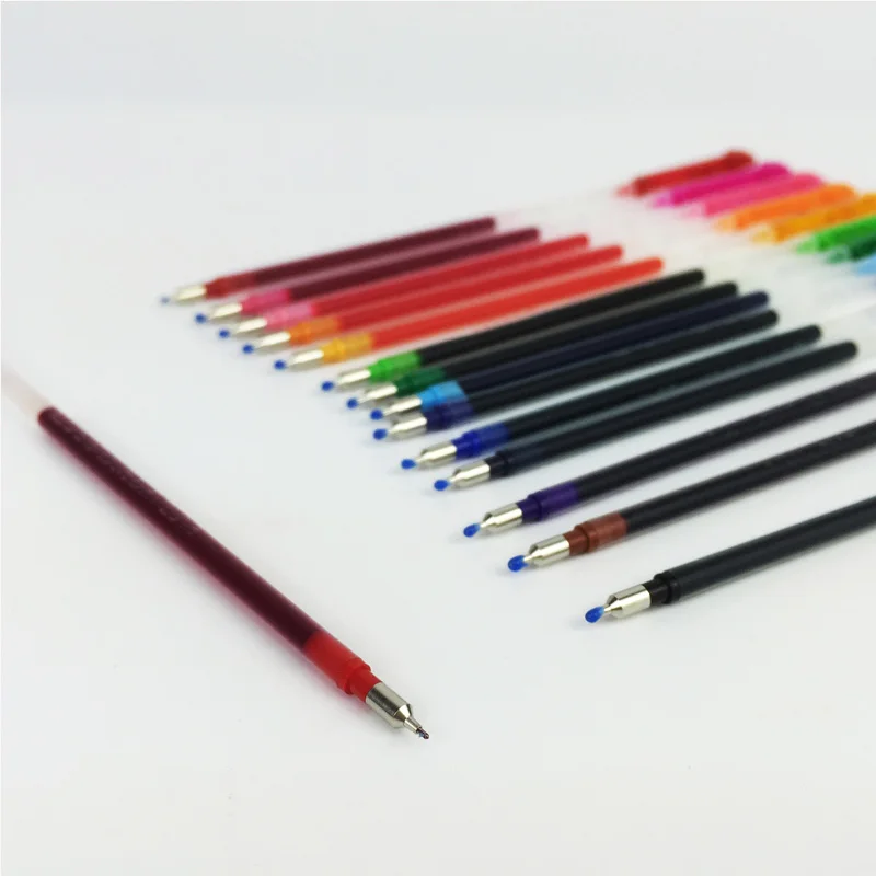 6pcs/lot Pilot Hi-Tec-C Coleto Gel Multi Pen Refill 0.4mm Black/Blue/Red/ 15 colors available