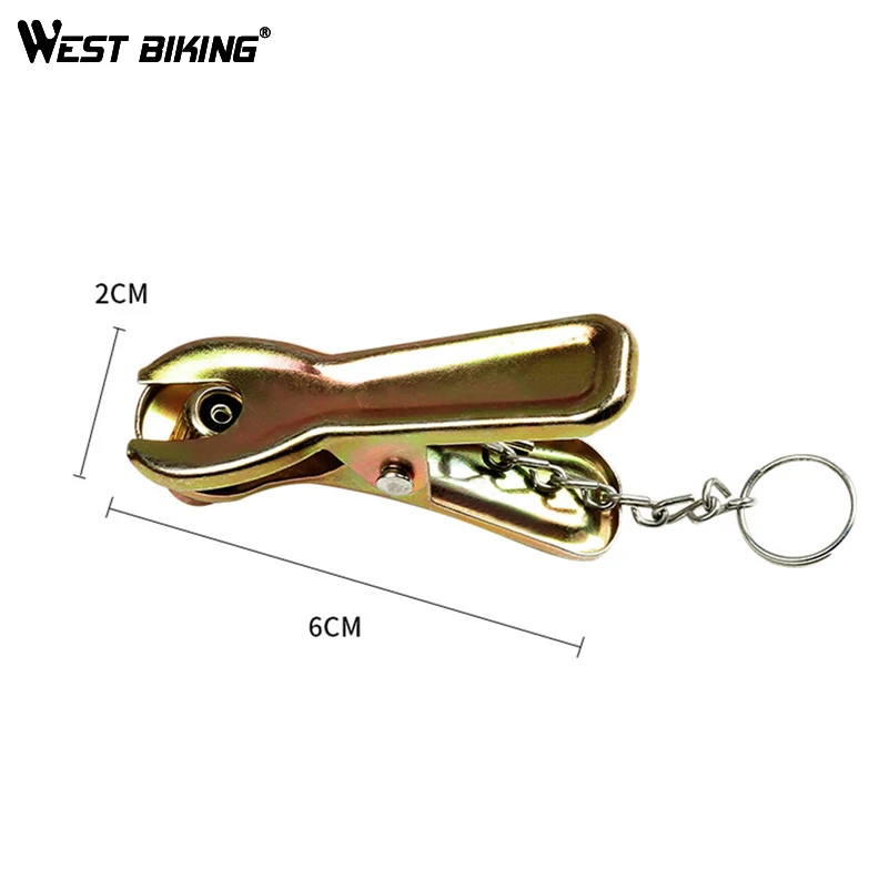 WEST BIKING Bicycle Tire Tool Clip Schrader Valve Turn To Woods Valve Cycling Pump AV To EW Metal Converter Clip Bike Tools