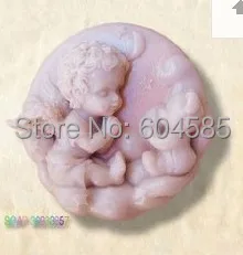 Playing Angel S0168 Craft Art Silicone Soap mold Craft Molds DIY Handmade soap molds